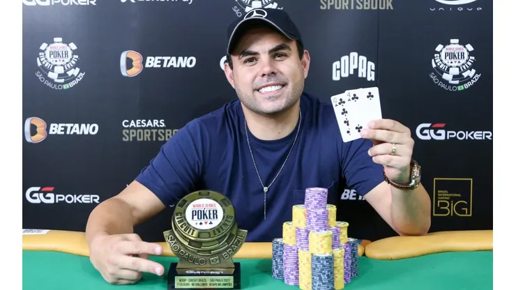 Paulo Gongalves ficou com o título de campeão dos campeões (Foto: Rafael Terra/WSOP Circuit)