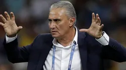 Foto: Luis Lopes/AGIF - Tite durante partida que causou eliminação do Brasil em 2018.