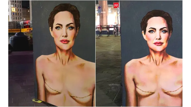 Angelina Jolie é musa inspiradora de obra de arte