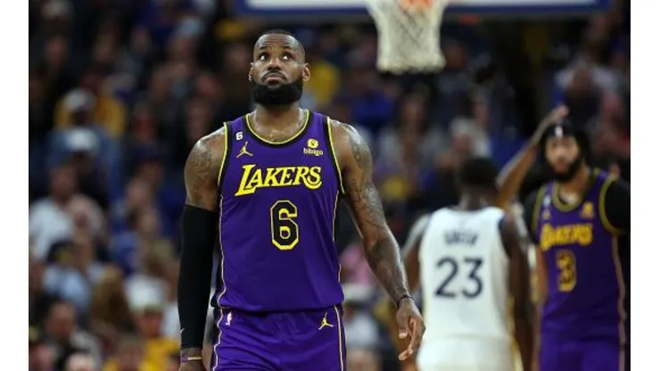 LeBron durante a derrota para o Warriors
