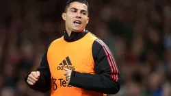 Foto: Alex Pantling/Getty Images - Cristiano Ronaldo saiu do banco incomodado