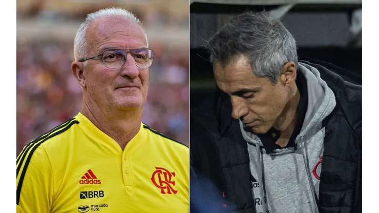 Agif/Thiago Ribeiro e Agif/Diogo Reis - Paulo Sousa e Dorival Júnior constrastam no Flamengo