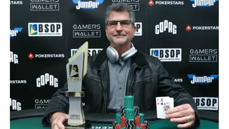 Max Vaccalluzzo ganhou o High Roller do BSOP Gramado (Foto: Rafael Terra/BSOP)