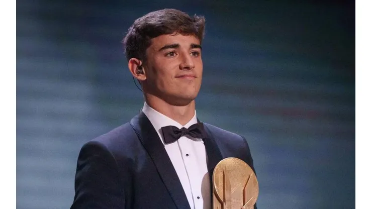 Reprodução/Barcelona - Gavi é eleito melhor sub-21 do mundo