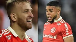 Fotos: Pedro H. Tesch/AGIF e Thiago Ribeiro/AGIF - Pedro Henrique e Wanderson: dupla disputa posição no time titular do Inter