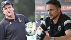 Bruno Cantini/Atlético-MG e Pedro Souza/Atlético-MG - Cuca e Rodrigo Caetano se alinham