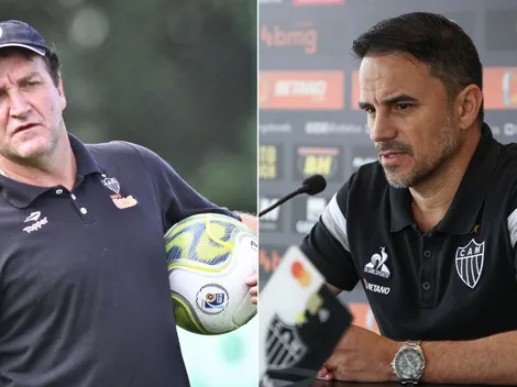 Rodrigo Caetano é citado em tema 'polêmico' no Galo e Cuca se complica ao explicar: "Tem que ver..."