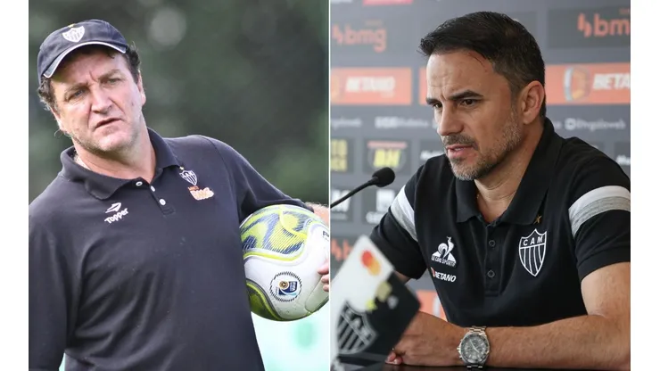 Bruno Cantini/Atlético-MG e Pedro Souza/Atlético-MG - Cuca e Rodrigo Caetano se alinham