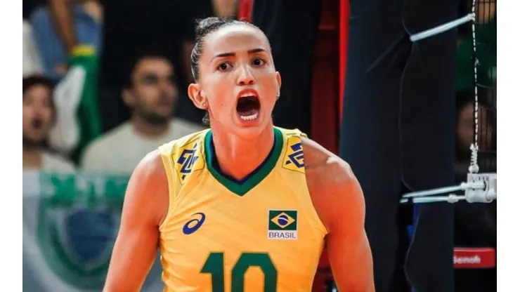 Gabi foi um dos destaques da campanha brasileira