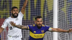 Agif/FotoBaires - Carlos Tévez pode ver antigo pupilo jogando no Santos