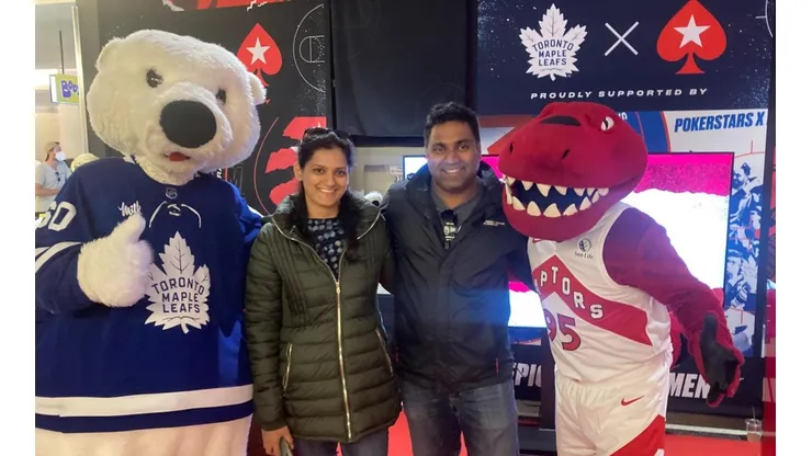 O PokerStars promoveu uma ótima interação com os torcedores canadenses (Foto: Divulgação PokerStars)