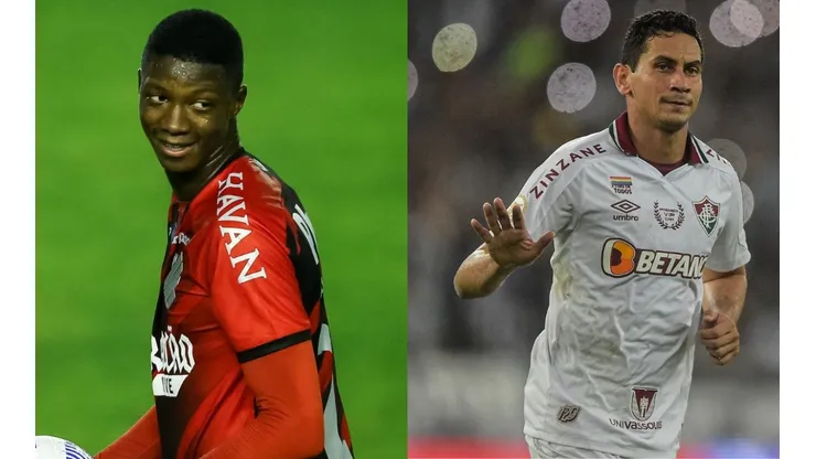 Foto Matheus Babi: Pedro H. Tesch/AGIF e Foto Ganso: Thiago Ribeiro/AGIF - Flu chegou a oferecer jogadores ao Botafogo