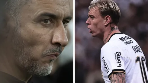 Montagem: fotos de Ettore Chiereguini e Jorge Rodrigues/AGIF - Vítor Pereira teve que esclarecer climão com R. Guedes nos bastidores