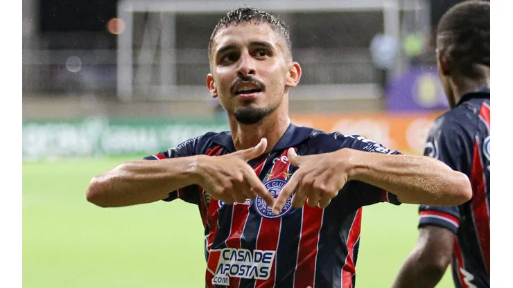 Renan Oliveira/AGIF - Daniel comemorando gol pelo Bahia