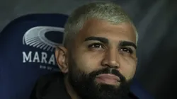 Gabigol em partida entre Flamengo x Fortaleza