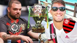 Pedro Padilha e Alexandre Vargas são torcedores de Corinthians e Flamengo (Foto: Carlos Monti/PokerStars e Reprodrução instagram oficial Alexandre Vargas @alexandre.gvargas)