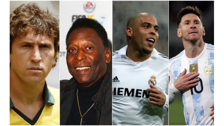 Mike King; Denis Doyle; Robert Cianflone; Juan I. Roncoroni - Zico, Pelé, Ronaldo Fenômeno e Messi