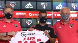 Foto: Flickr Oficial São Paulo FC/Rubens Chiri - Julio Casares e Carlos Belmonte