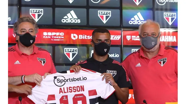 Foto: Flickr Oficial São Paulo FC/Rubens Chiri - Julio Casares e Carlos Belmonte