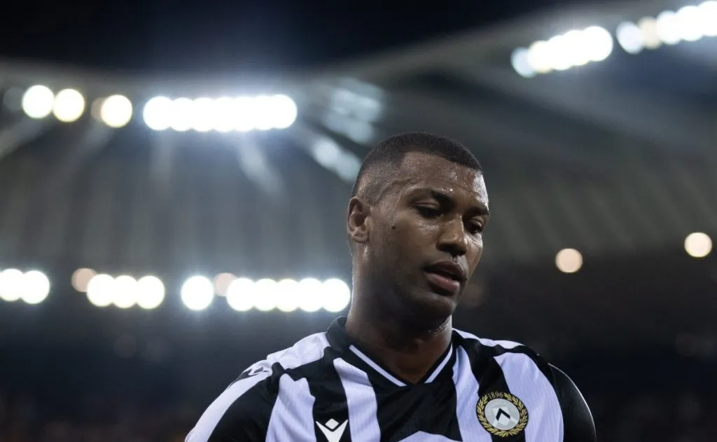 Wallace em ação pela Udinese. Foto: Getty Images/Emmanuele Ciancaglini