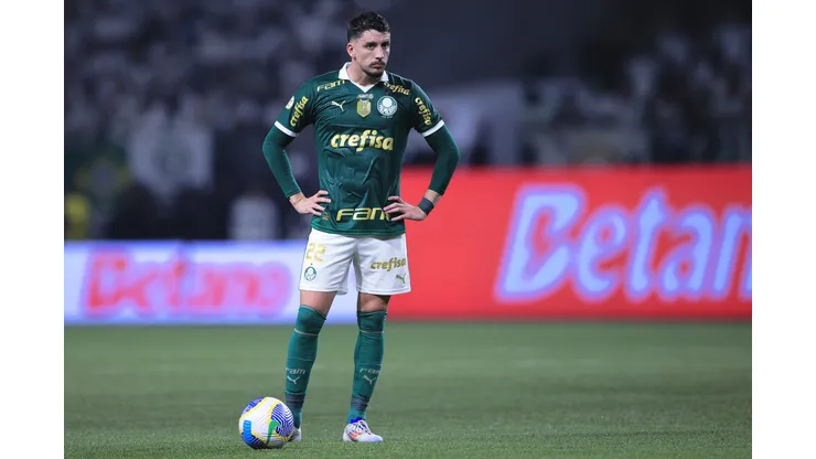 Piquerez durante partida contra o Bragantino no estadio Arena Allianz