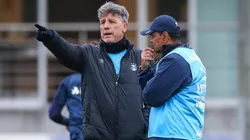 Foto: Lucas Uebel/Grêmio/Divulgação - O técnico Renato Portaluppi comandou treino com reservas e garotos no início da semana
