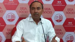 Foto: Reprodução/ "Treinando, é para ganhar até do Flamengo"; Vice de futebol do Náutico desabafa sobre momento do Clube.