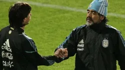 Foto: Chris McGrath/Getty Images - Maradona já foi treinador de Messi