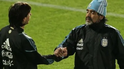 Foto: Chris McGrath/Getty Images - Maradona já foi treinador de Messi