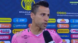 Foto: Reprodução/Premiere - Fábio não gostou do comportamento da torcida