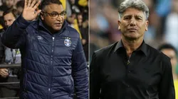 Agif/Lucas Sabino e Agif/Pedro H. Tesch - Renato Gaúcho é provocado e torcida cita Roger Machado