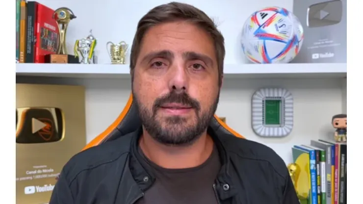 Reprodução/Canal do Nicola. Jorge Nicola 'faz lobby' por negociação estrelada no Flamengo