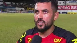 Wanderson com a camisa do Sport (Foto: Reprodução/SporTV)