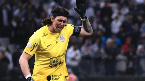 Ettore Chiereguini/AGIF - Cássio no gol do Timão.