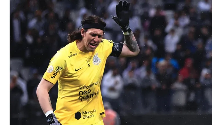 Ettore Chiereguini/AGIF - Cássio no gol do Timão.
