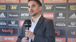 Foto: Flickr oficial do Atlético Mineiro - Caetano em coletiva no Galo.