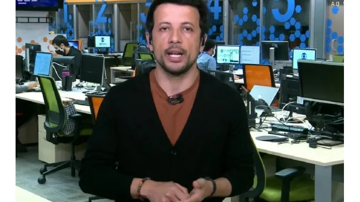 Foto: Reprodução/SporTV - André Hernan afirmou que renovação de Lomba será discutida após Campeonato Brasileiro
