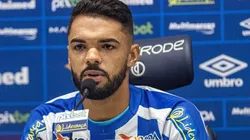 Foto: Reprodução/ Avaí - Raniele em entrevista coletiva
