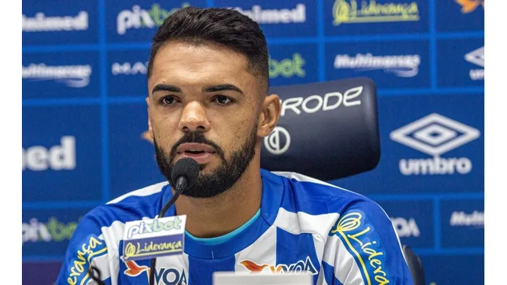 Foto: Reprodução/ Avaí - Raniele em entrevista coletiva