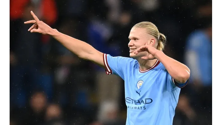 Getty Images/Michael Regan - Haaland aparece novamente no ataque do Manchester City