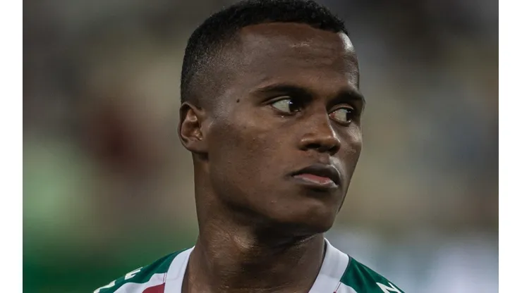 Foto: Marcelo Gonçalves/Fluminense FC/Divulgação - Arias: colombiano precisou ser substituído contra Atlético-GO