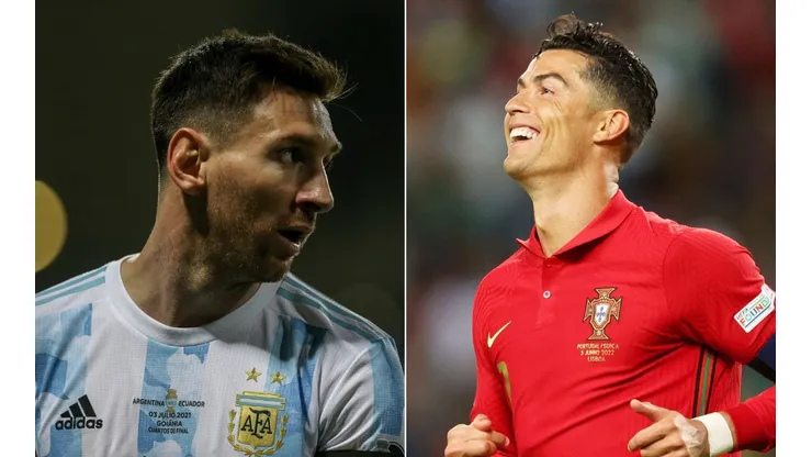 Agif/Heber Gomes e Getty Images/Carlos Rodrigues - Messi e Cristiano Ronaldo devem ganhar sucessores
