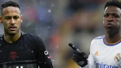 Foto: Antonio Villalba/Getty Images - Neymar e Vini são os grandes nomes da Seleção na Copa do Catar.