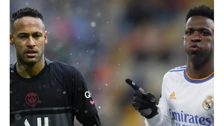 Foto: Antonio Villalba/Getty Images - Neymar e Vini são os grandes nomes da Seleção na Copa do Catar.
