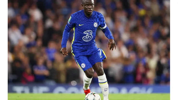 James Chance/Getty Images - Kanté atuando pelo Chelsea