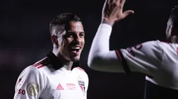 Diego Costa em ação com a camisa do São Paulo (Foto: Ettore Chiereguini/AGIF)