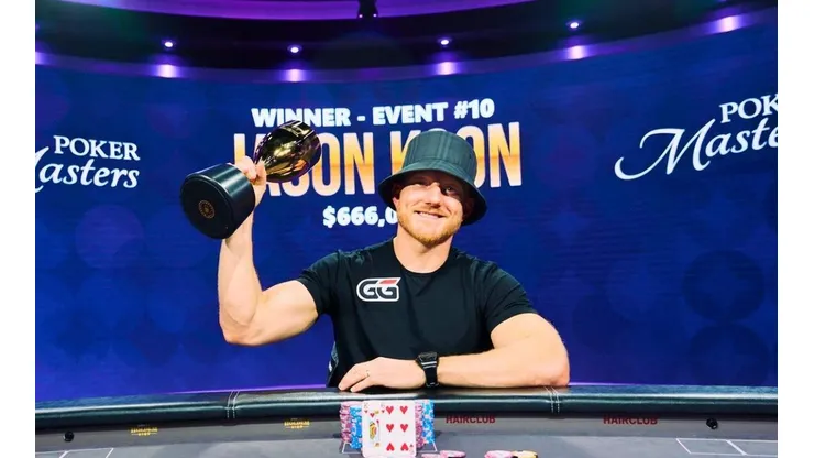 Jason Koon venceu o Main Event da Poker Masters (Foto: Divulgação PokerGo)
