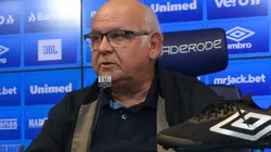 Foto: Rodrigo Fatturi/Grêmio/Divulgação - Romildo Bolzan Júnior: atual presidente defende a permanência de medalhão