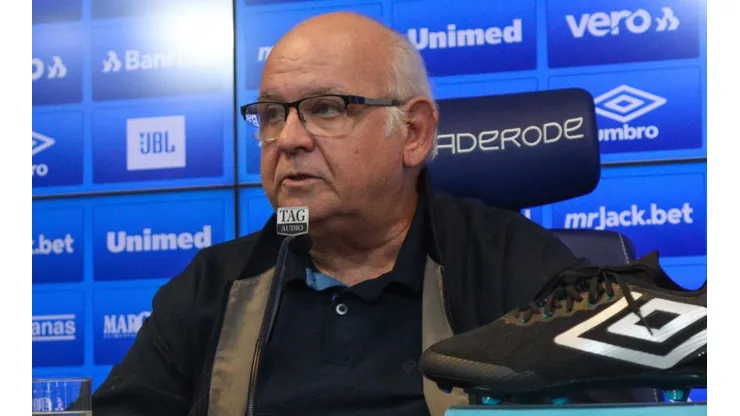 Foto: Rodrigo Fatturi/Grêmio/Divulgação - Romildo Bolzan Júnior: atual presidente defende a permanência de medalhão