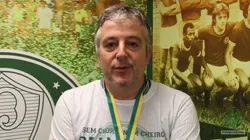 Foto: TV Palmeiras/FAM/YouTube - Paulo Nobre dá as caras para zoar São Paulo